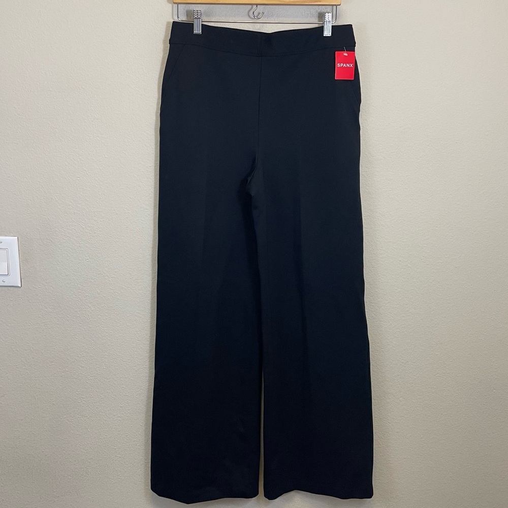SPANX The Perfect Pant Wide Leg Black NWT Size L - Picture 3 of 11